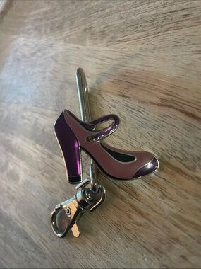 Purple High Heel Shoe Key finder